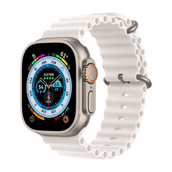 Apple Watch Ultra LTE 49mm dây Ocean - Trắng
